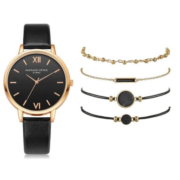 Women's Luxury Leather Band Analog Quartz WristWatch